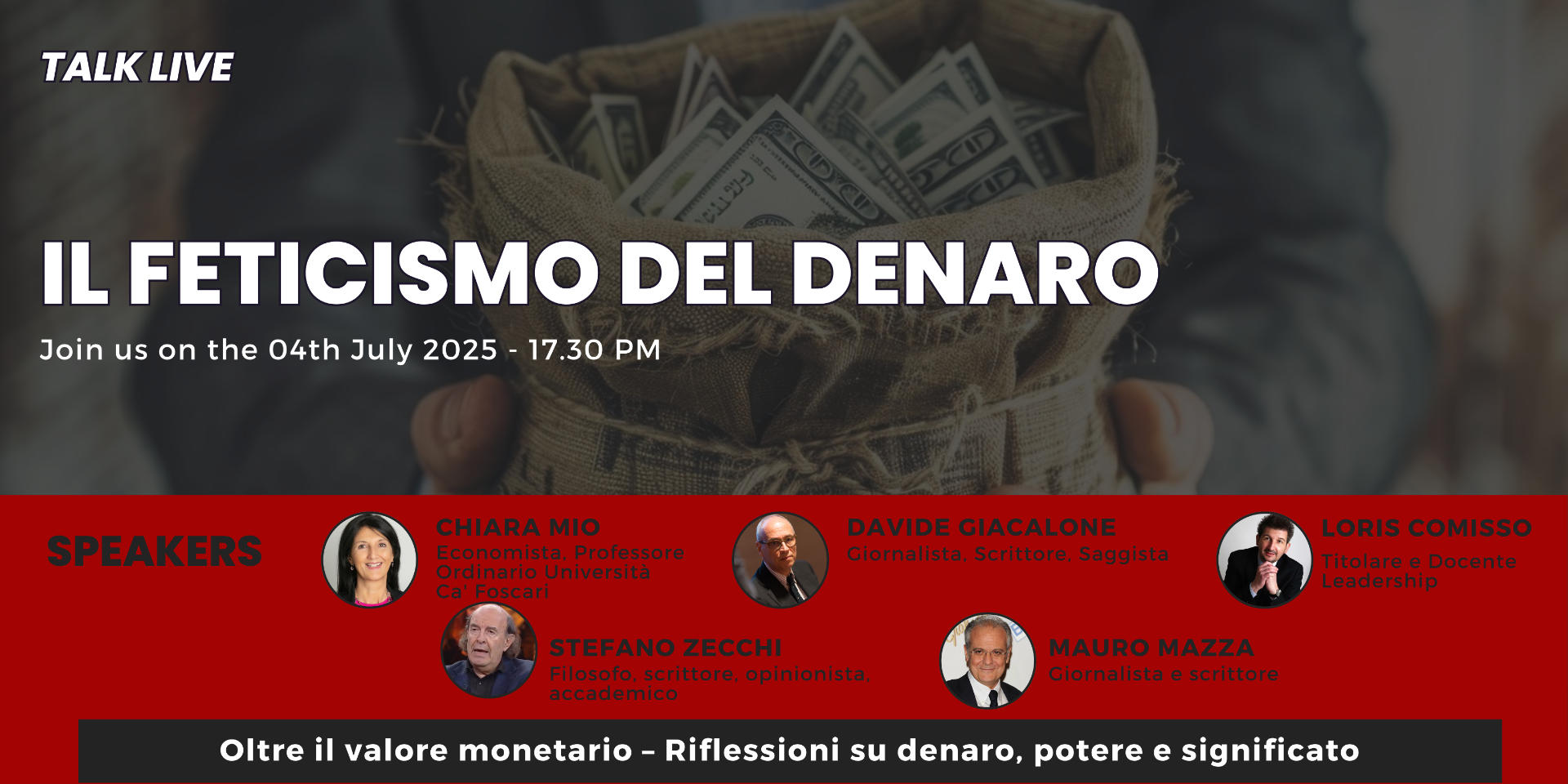 Banner Master Class IL VALORE DEI VALORI – 13